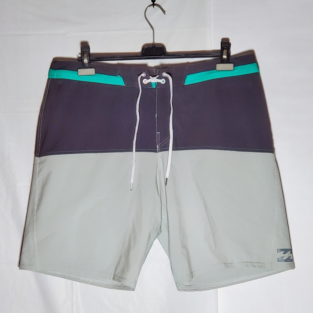 Billabong Board Shorts Gray and Teal